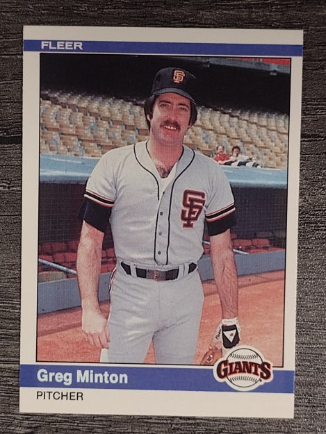 1984 Fleer #383 Greg Minton