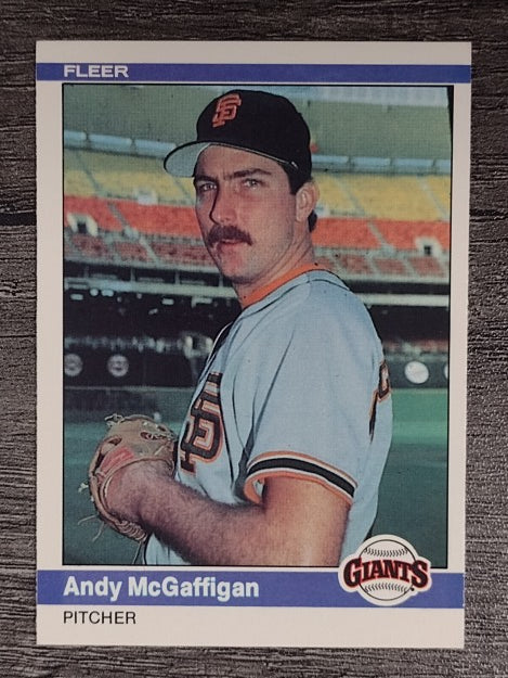 1984 Fleer #382 Andy McGaffigan