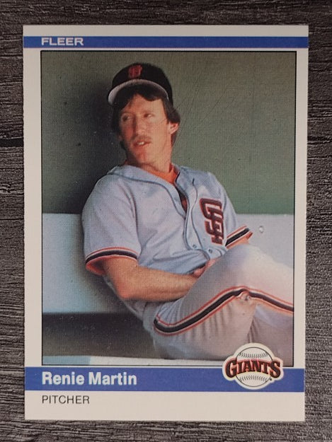 1984 Fleer #381 Renie Martin