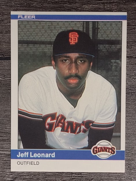 1984 Fleer #379 Jeff Leonard