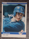 1984 Fleer #98 Greg Brock