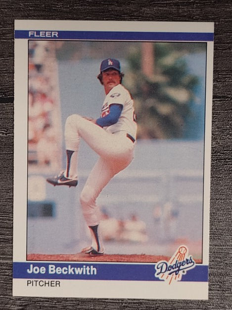 1984 Fleer #97 Joe Beckwith