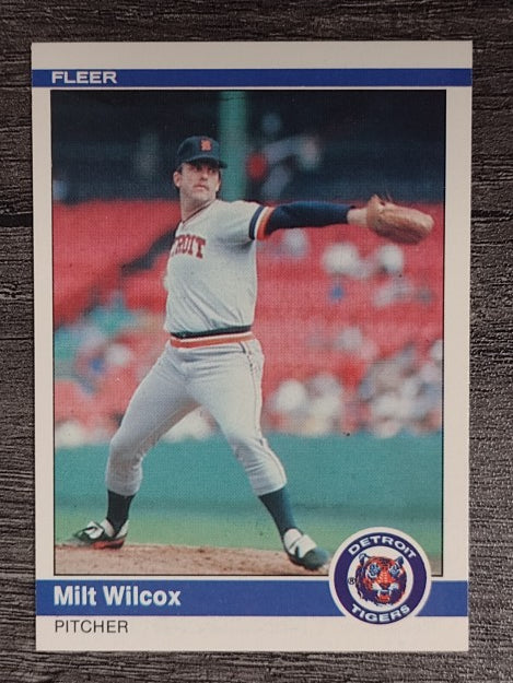 1984 Fleer #93 Milt Wilcox