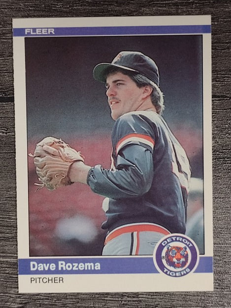 1984 Fleer #90 Dave Rozema