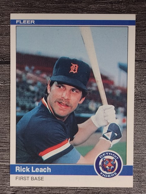 1984 Fleer #84 Rick Leach