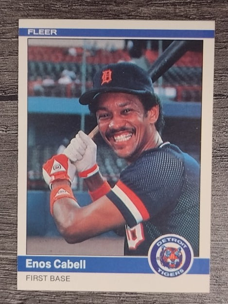 1984 Fleer #79 Enos Cabell