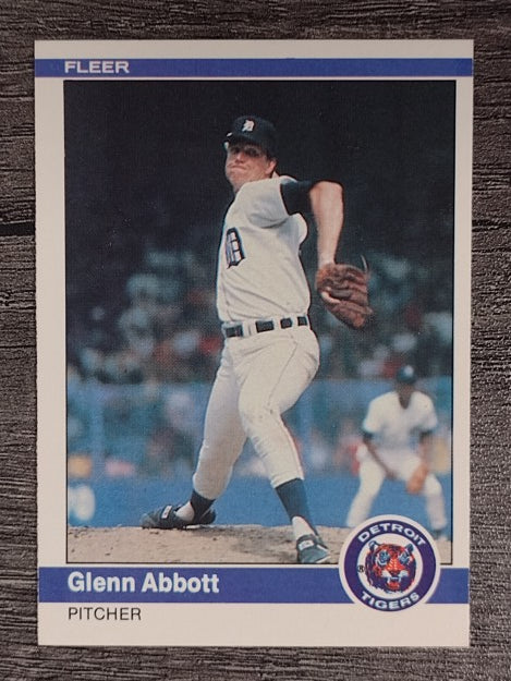 1984 Fleer #74 Glenn Abbott