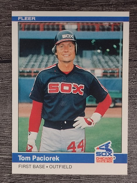 1984 Fleer #70 Tom Paciorek