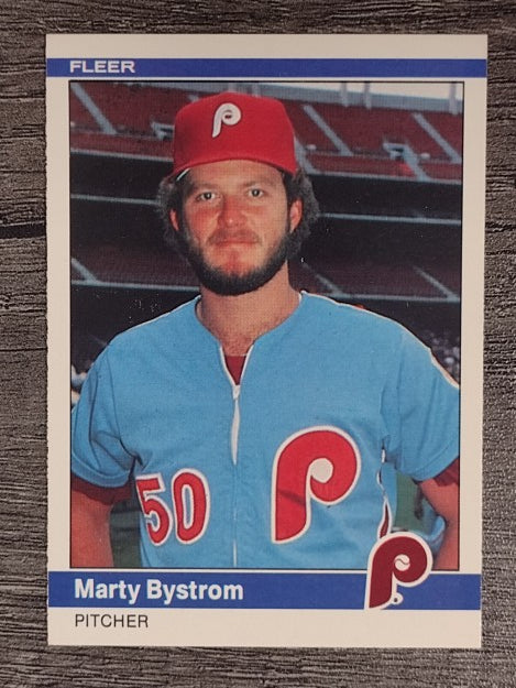 1984 Fleer #24 Marty Bystrom