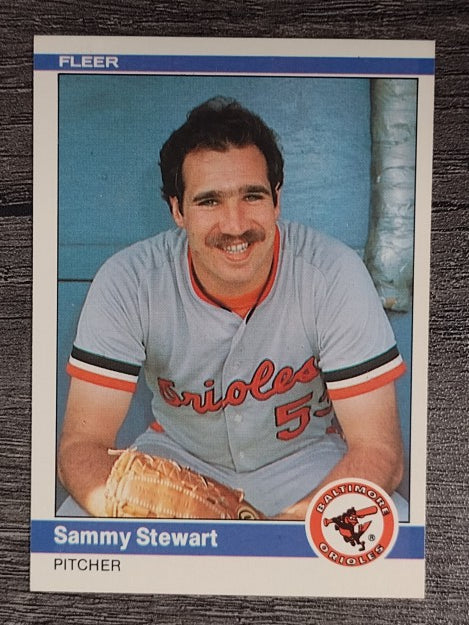 1984 Fleer #22 Sammy Stewart