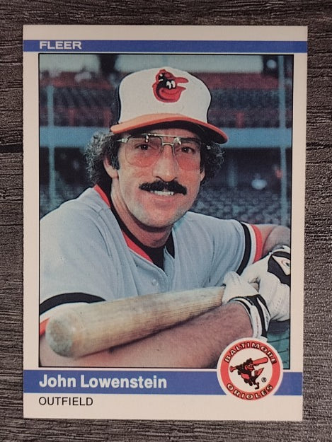1984 Fleer #10 John Lowenstein