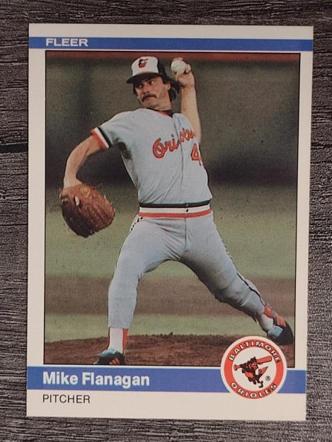 1984 Fleer #8 Mike Flanagan