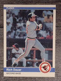 1984 Fleer #4 Rich Dauer