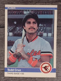 1984 Fleer #3 Todd Cruz