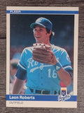 1984 Fleer #356 Leon Roberts