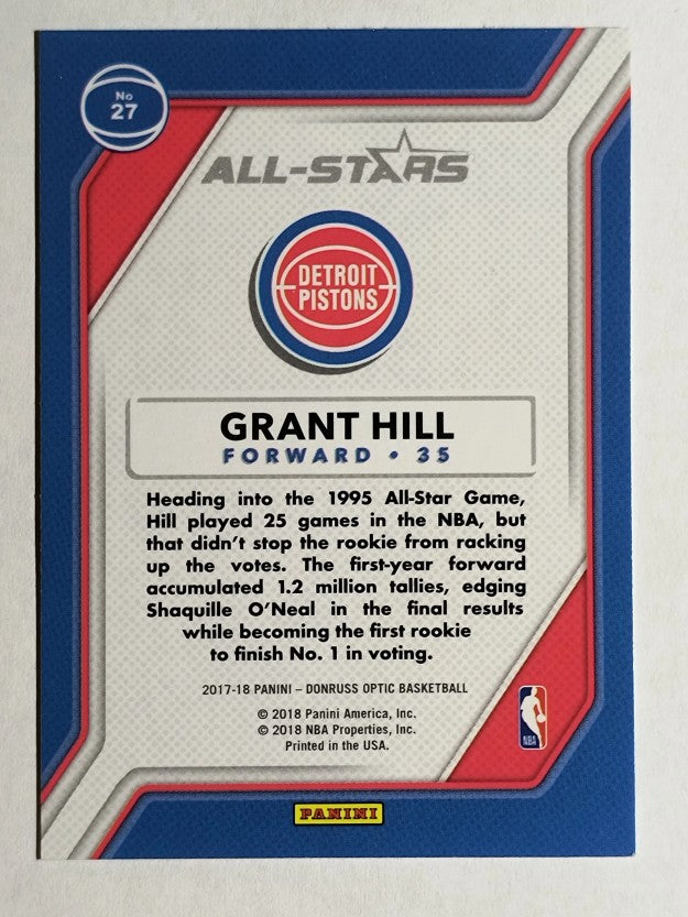 2017-18 Donruss Optic All Stars #27 Grant Hill