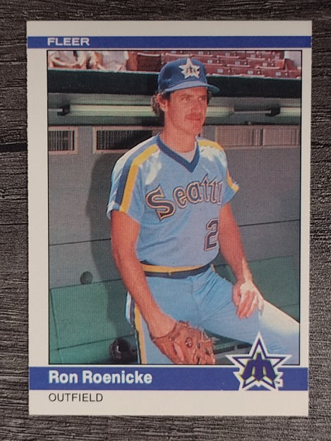 1984 Fleer #618 Ron Roenicke