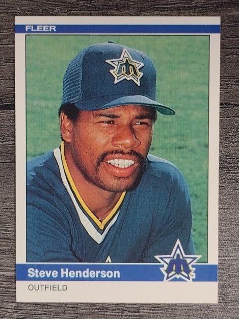 1984 Fleer #612 Steve Henderson
