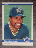 1984 Fleer #612 Steve Henderson