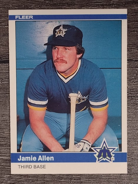 1984 Fleer #604 Jamie Allen