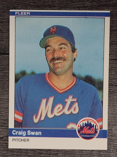 1984 Fleer #600 Craig Swan