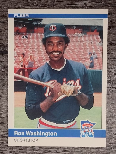 1984 Fleer #577 Ron Washington