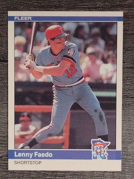 1984 Fleer #563 Lenny Faedo