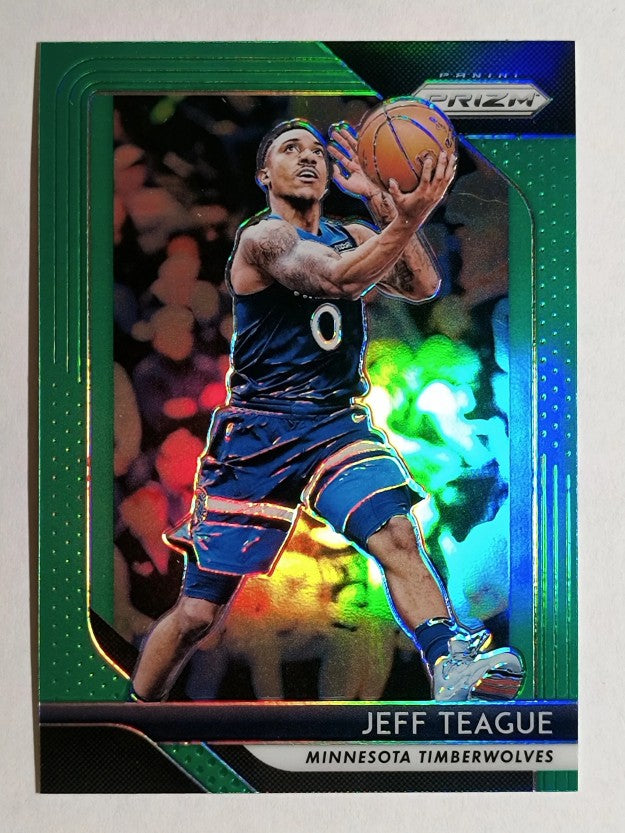 2018-19 Panini Prizm Prizms Green #57 Jeff Teague