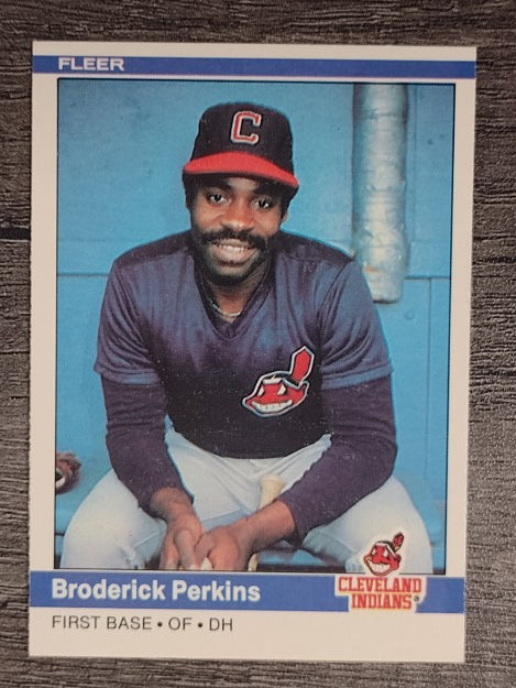 1984 Fleer #548 Broderick Perkins