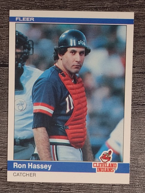 1984 Fleer #545 Ron Hassey