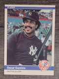 1984 Fleer #124 Oscar Gamble