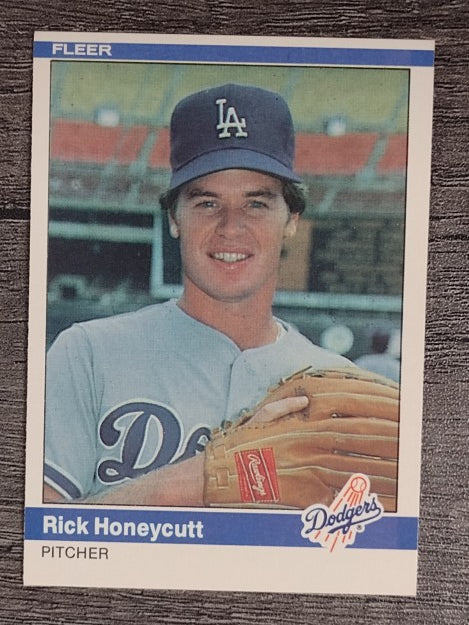 1984 Fleer #101 Rick Honeycutt