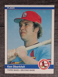 1984 Fleer #330 Ken Oberkfell