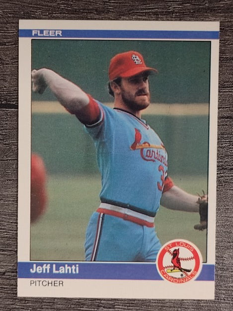 1984 Fleer #327 Jeff Lahti