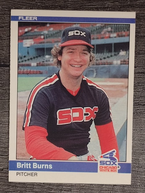 1984 Fleer #54 Britt Burns