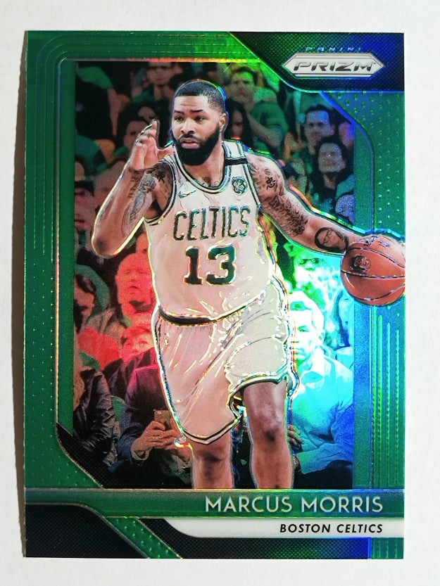 2018-19 Panini Prizm Prizms Green #168 Marcus Morris