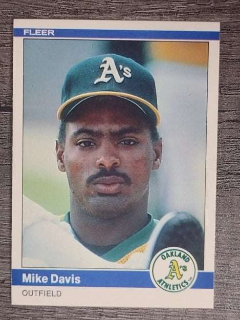 1984 Fleer #443 Mike Davis