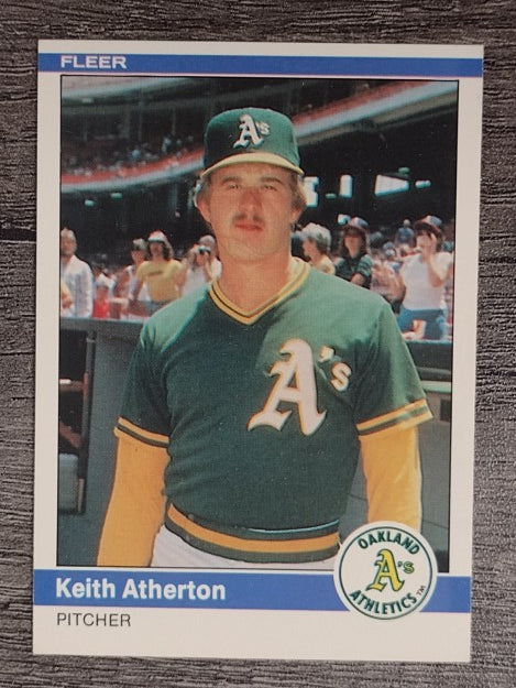 1984 Fleer #437 Keith Atherton