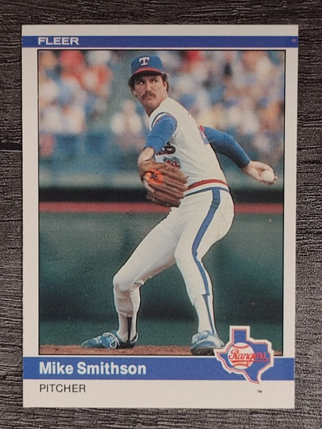 1984 Fleer #428 Mike Smithson