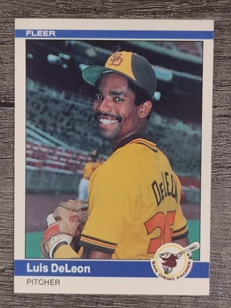1984 Fleer #297 Luis DeLeon