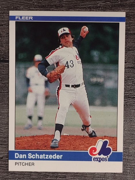 1984 Fleer #286 Dan Schatzeder