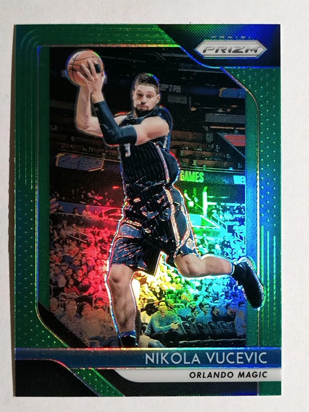2018-19 Panini Prizm Prizms Green #169 Nikola Vucevic