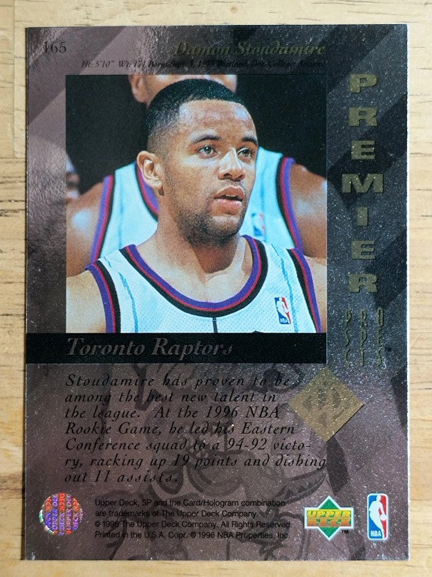 1995-96 SP #165 Damon Stoudamire RC