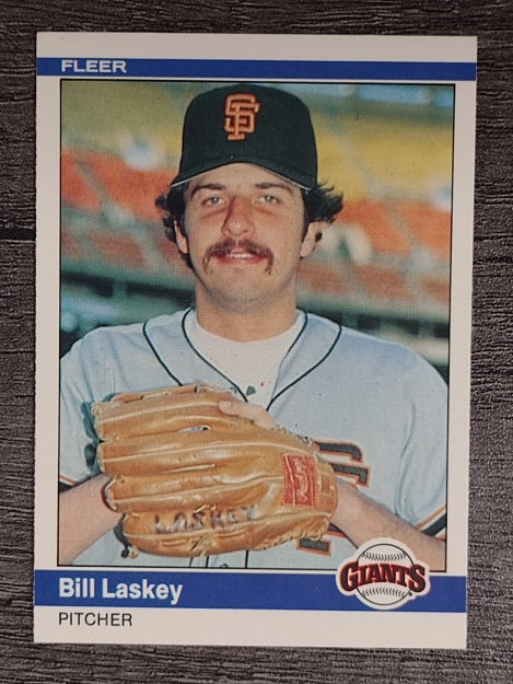 1984 Fleer #376 Bill Laskey