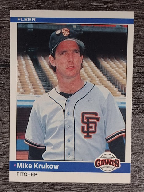 1984 Fleer #374 Mike Krukow