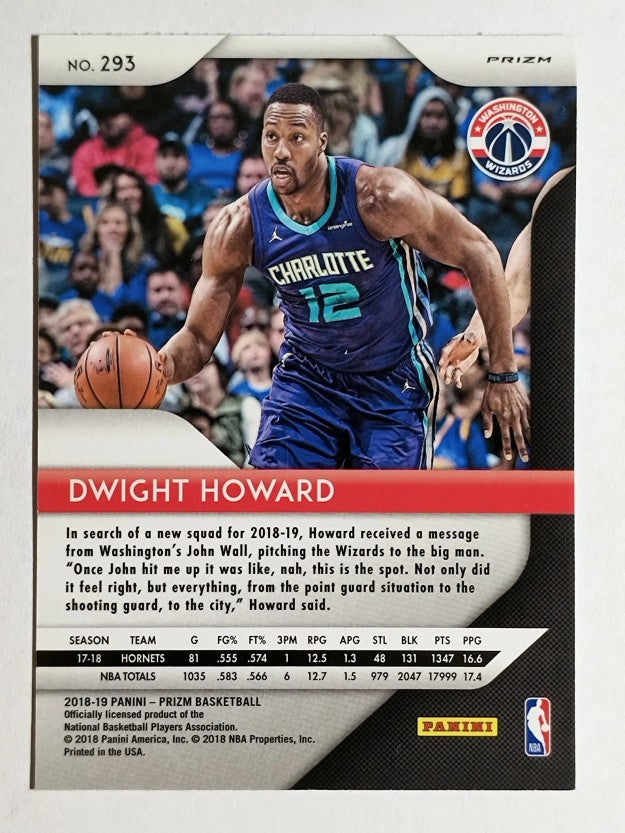 2018-19 Panini Prizm Prizms Green #293 Dwight Howard
