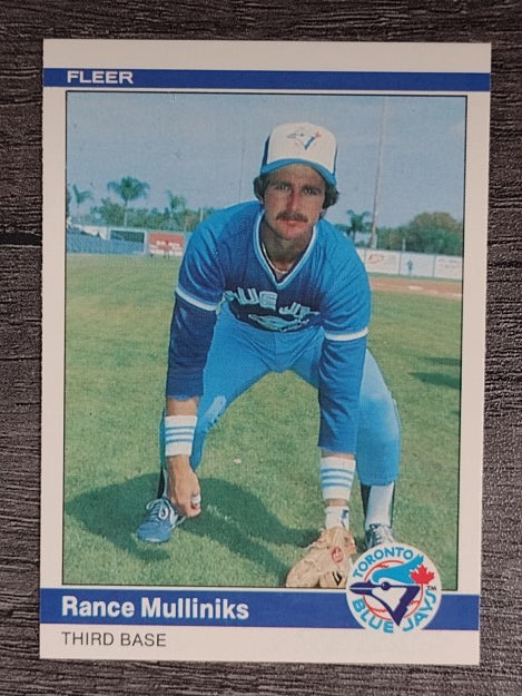 1984 Fleer #165 Rance Mulliniks
