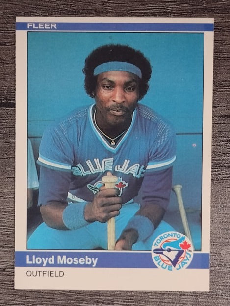1984 Fleer #164 Lloyd Moseby