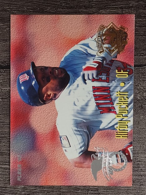 1995 Fleer All-Stars #8 Kirby Puckett/David Justice