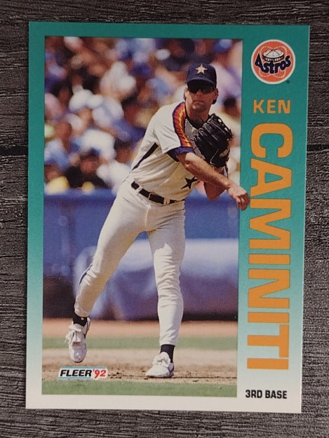 1992 Fleer #427 Ken Caminiti